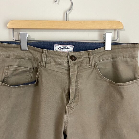 Flag & Anthem Men's 34/30 Tan Jeans Style Pants - Picture 2 of 6